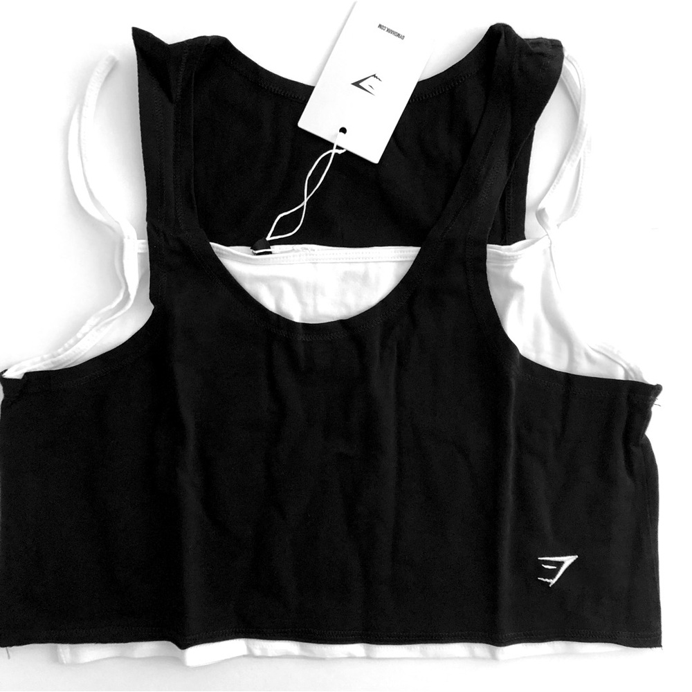 Gymshark M Lifting 2 In 1 Crop Tank - Picture 2 of 5